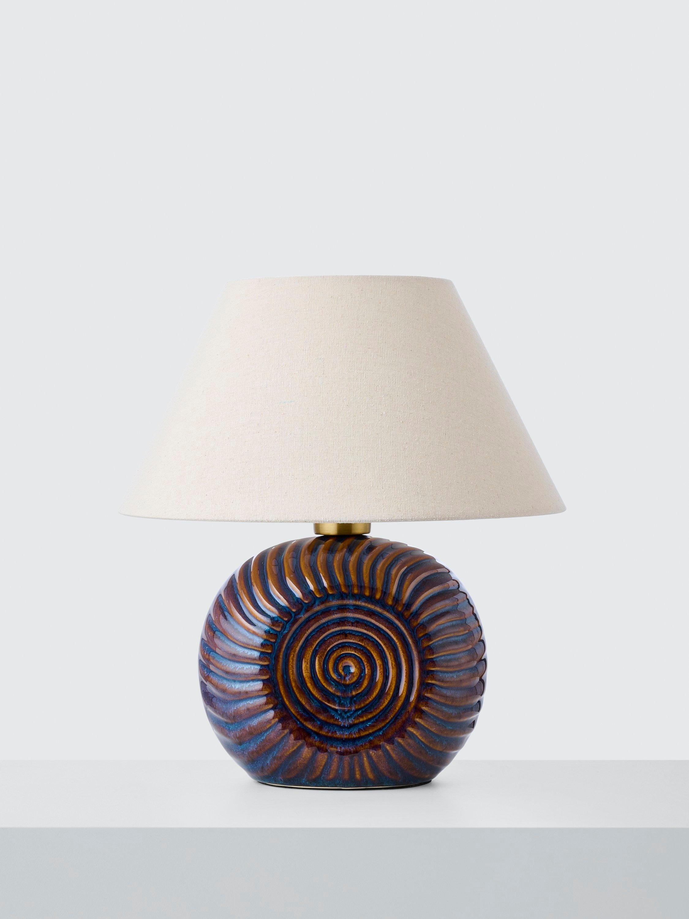 John Lewis Fowey reactive glaze ceramic table lamp medium (British brand)