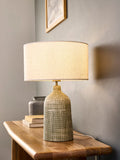 John Lewis Kairo glazed ceramic table lamp 48.5cm, imported from the UK