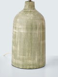 John Lewis Kairo glazed ceramic table lamp 48.5cm, imported from the UK