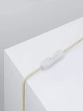 John Lewis Kairo glazed ceramic table lamp 48.5cm, imported from the UK