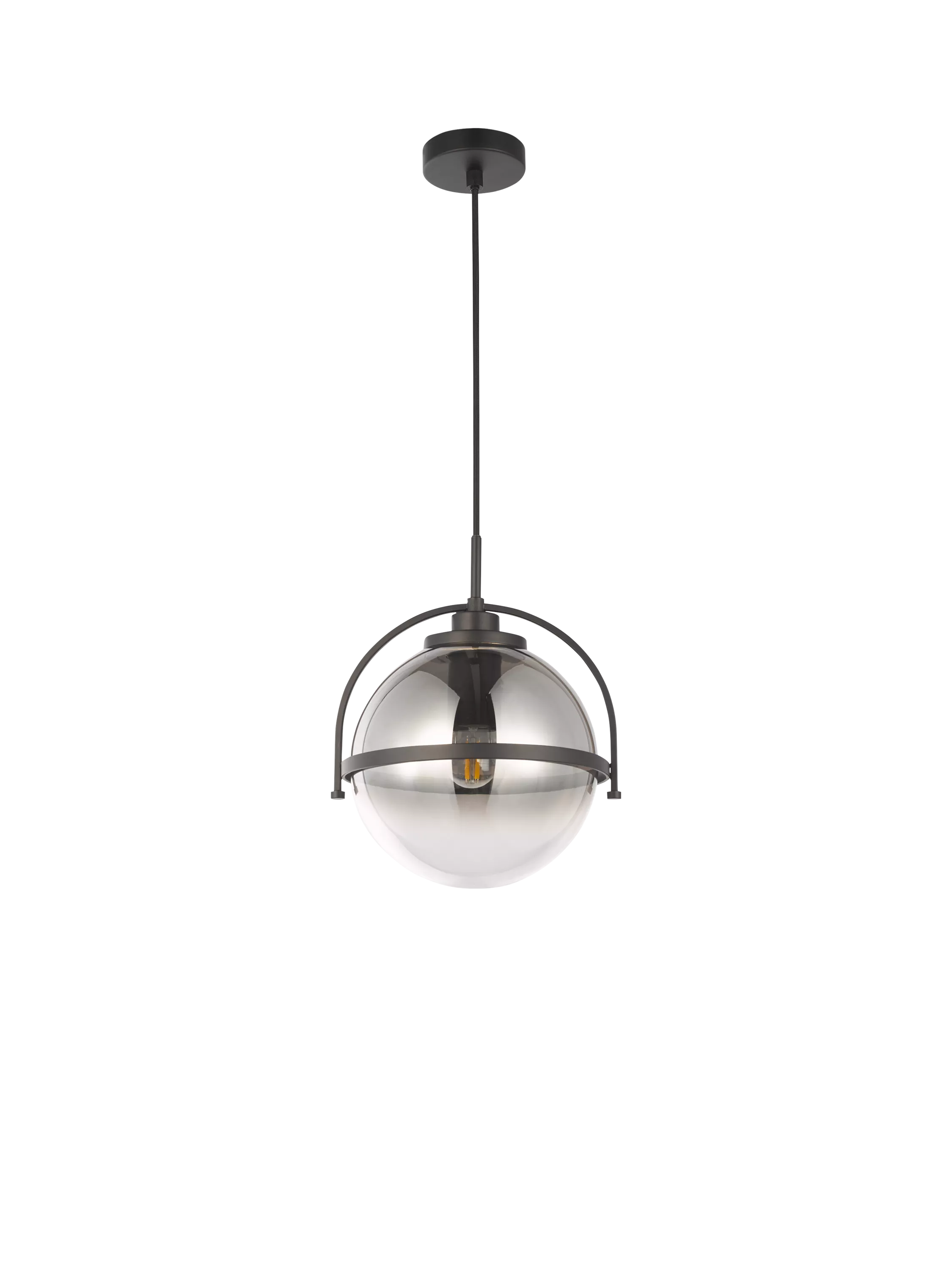 John Lewis Contour pendant ceiling light smoke shade, UK version