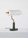 John Lewis Mabel desk lamp green marble base 34cm - British product