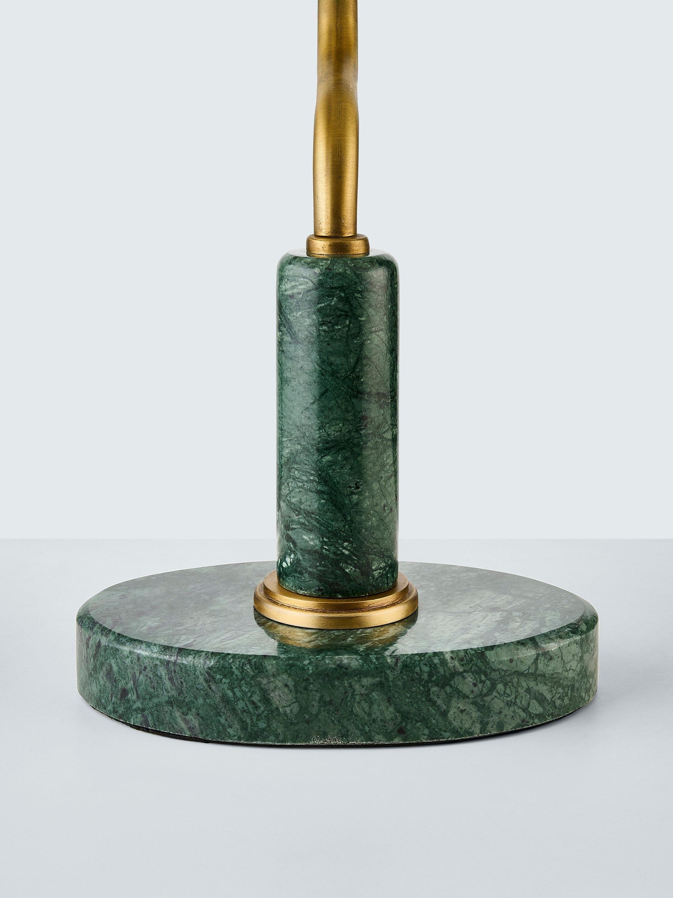 John Lewis Mabel desk lamp green marble base 34cm - British product