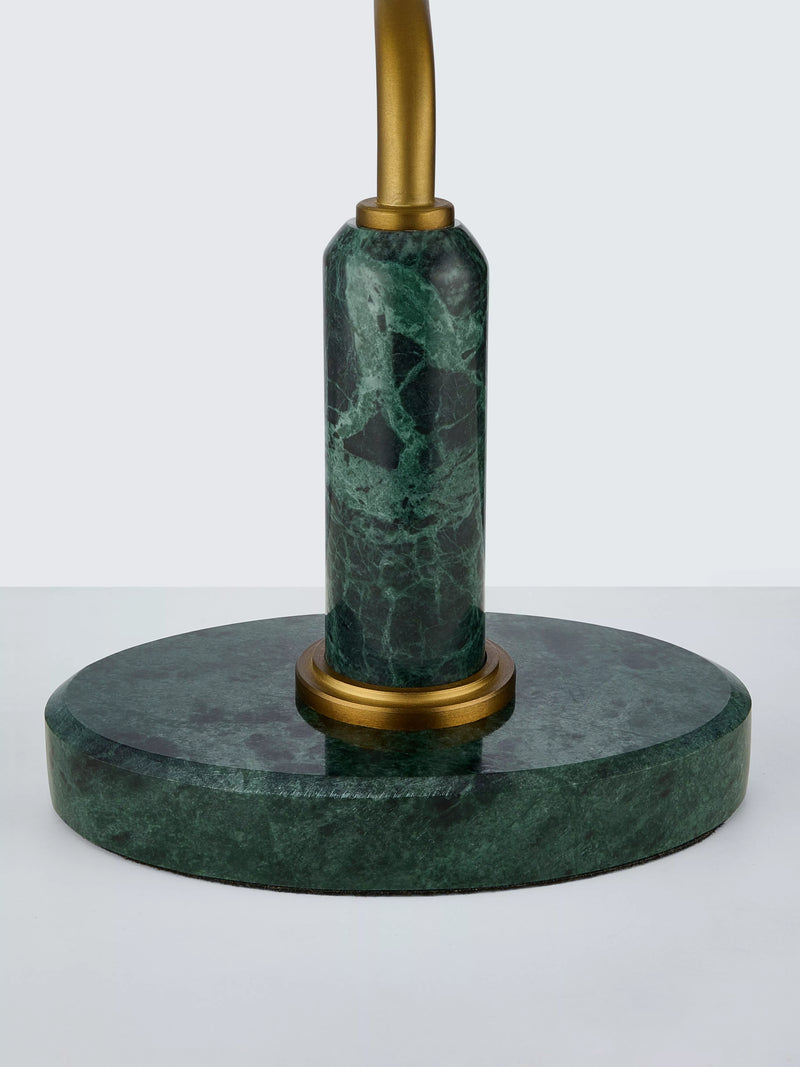 John Lewis Mabel desk lamp green marble base 34cm - British product