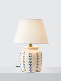 John Lewis Roccella hand painted ceramic table lamp H43cm - British product