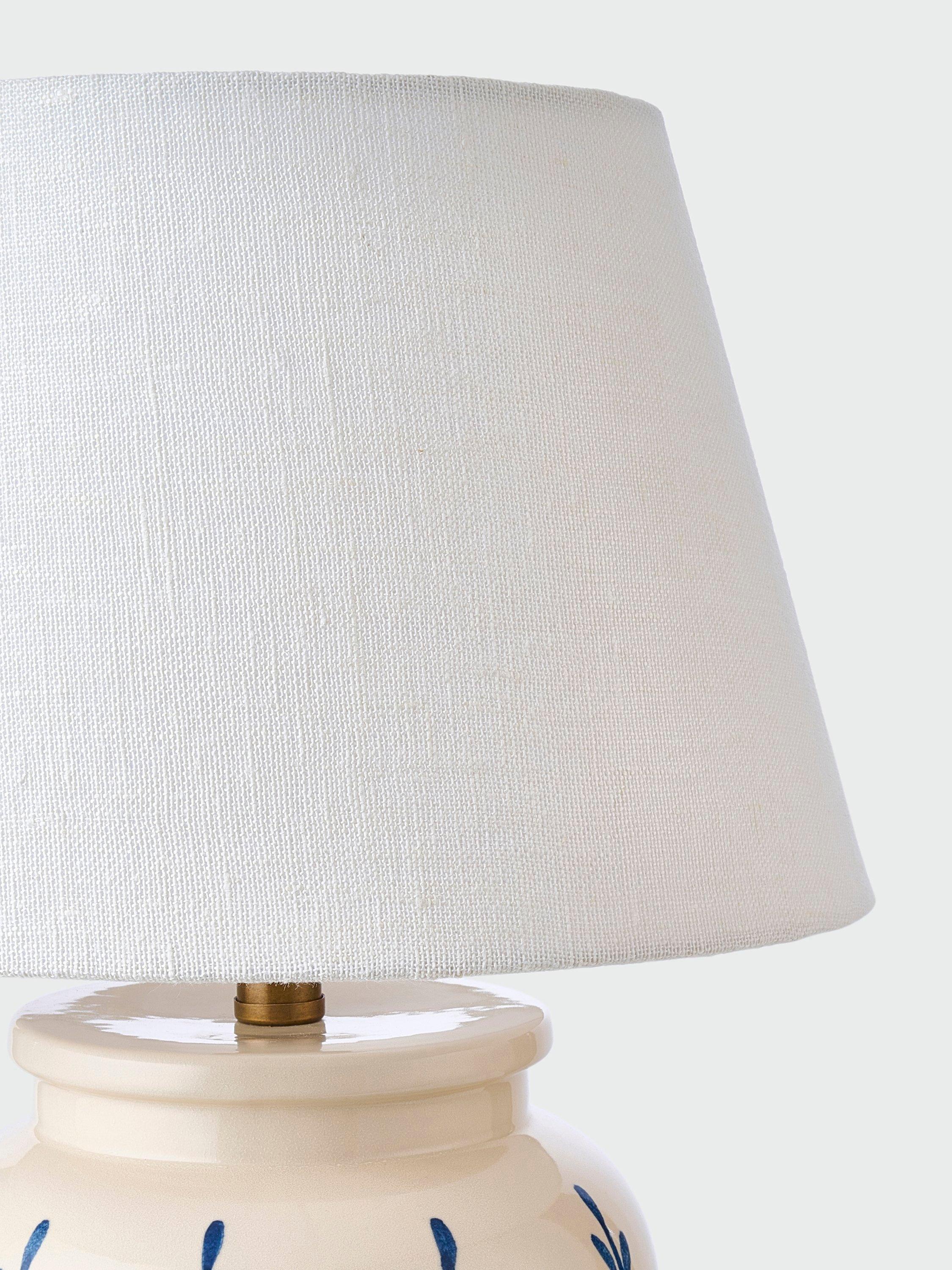 John Lewis Roccella hand painted ceramic table lamp H43cm - British product