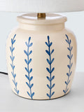 John Lewis Roccella hand painted ceramic table lamp H43cm - British product
