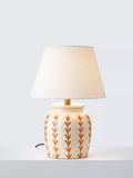 John Lewis Roccella hand painted ceramic table lamp H43cm - British product