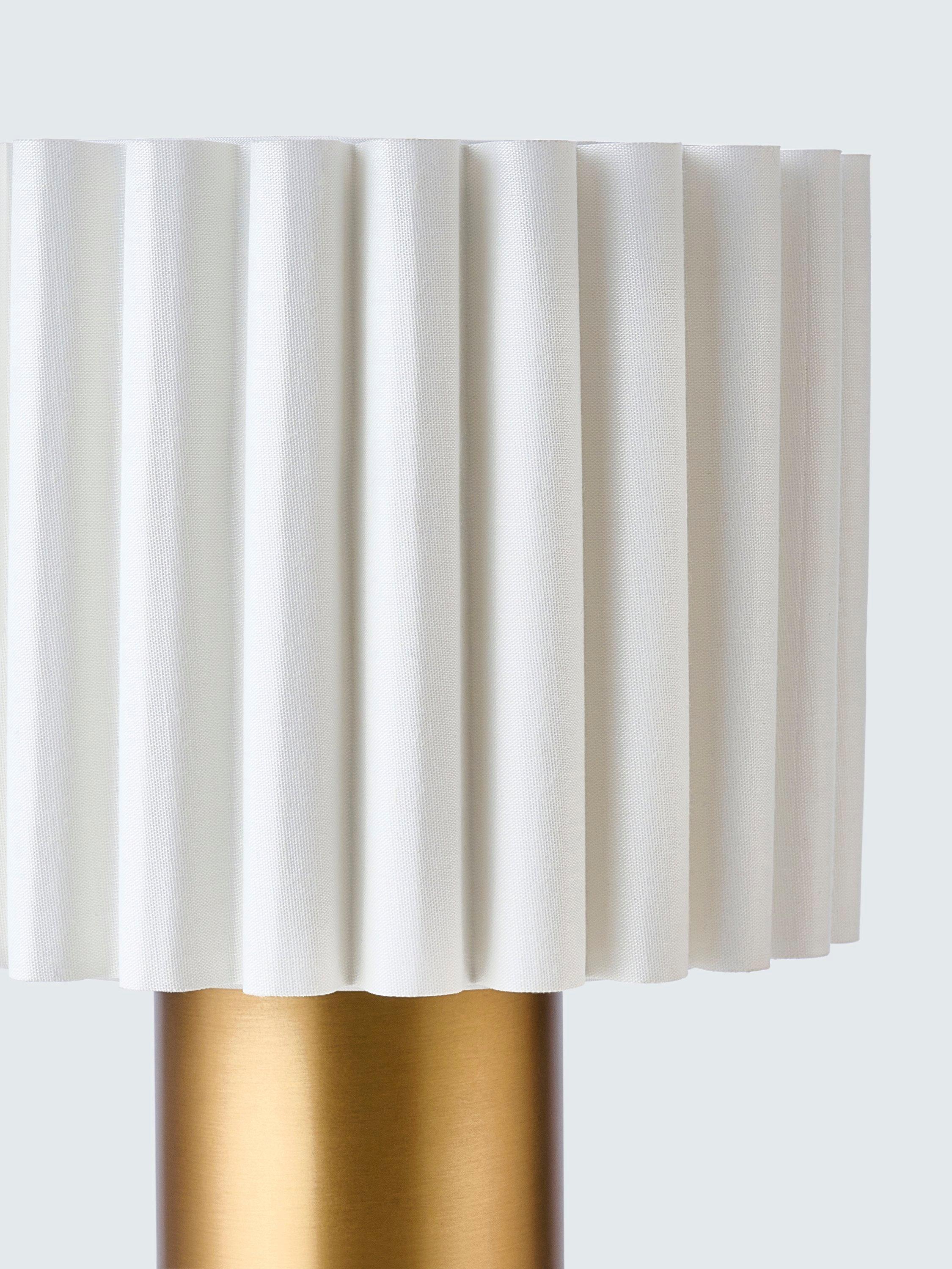 John Lewis Modern Scallop table lamp antique brass, UK version