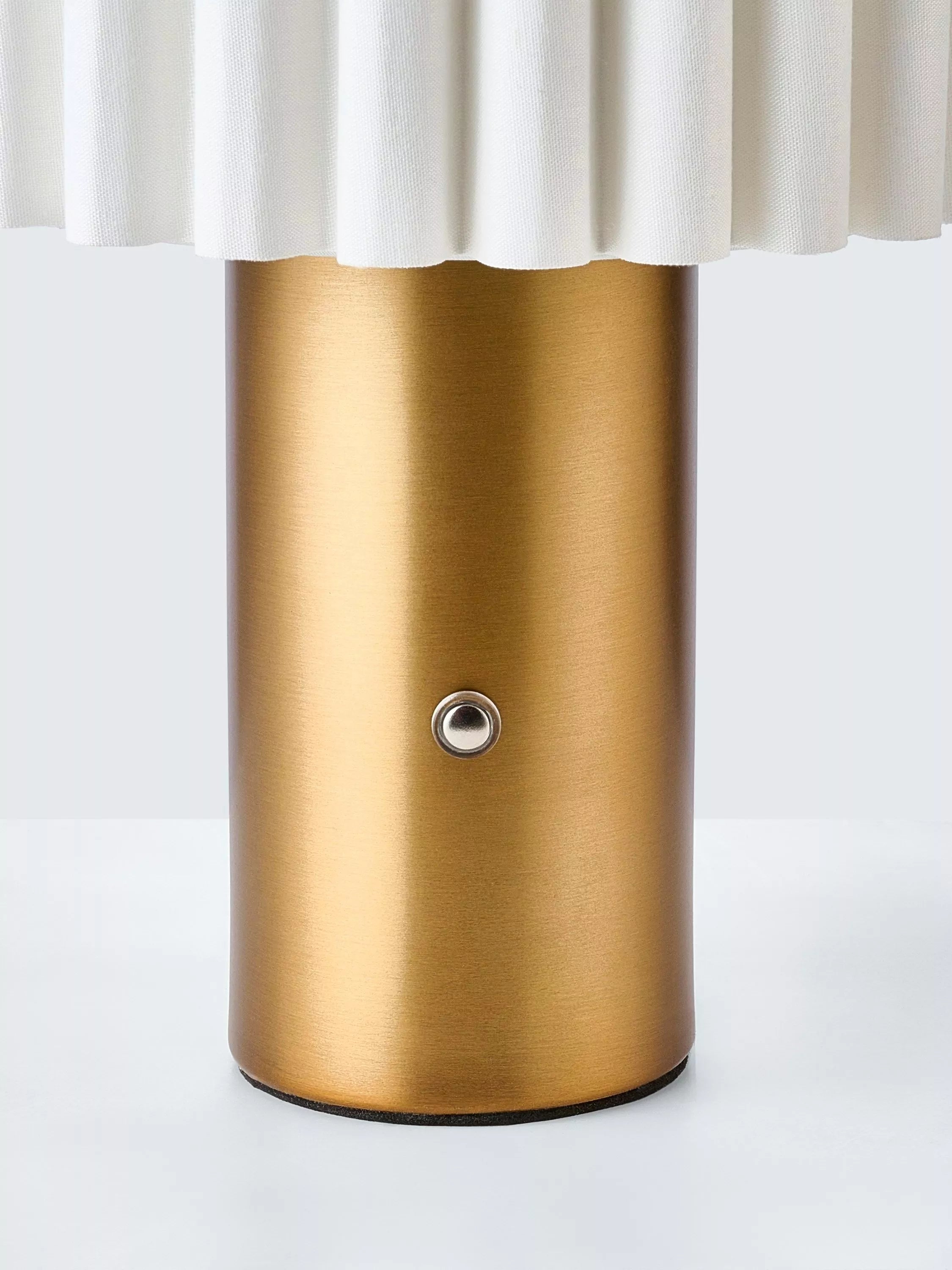 John Lewis Modern Scallop table lamp antique brass, UK version