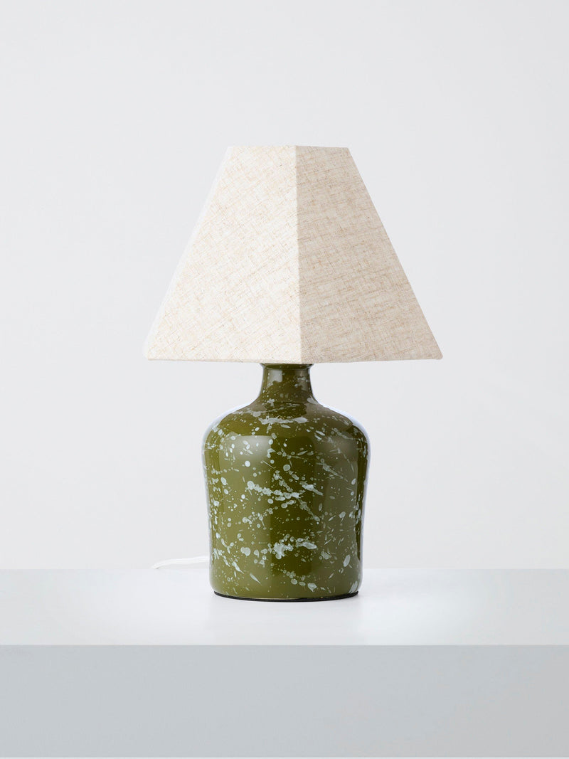 John Lewis Splatter ceramic table lamp 34cm, UK version