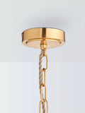 John Lewis Jardin glass pendant light brass adjustable drop, imported from the UK