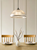 John Lewis Tristan ribbed glass pendant ceiling light bronze, imported from the UK