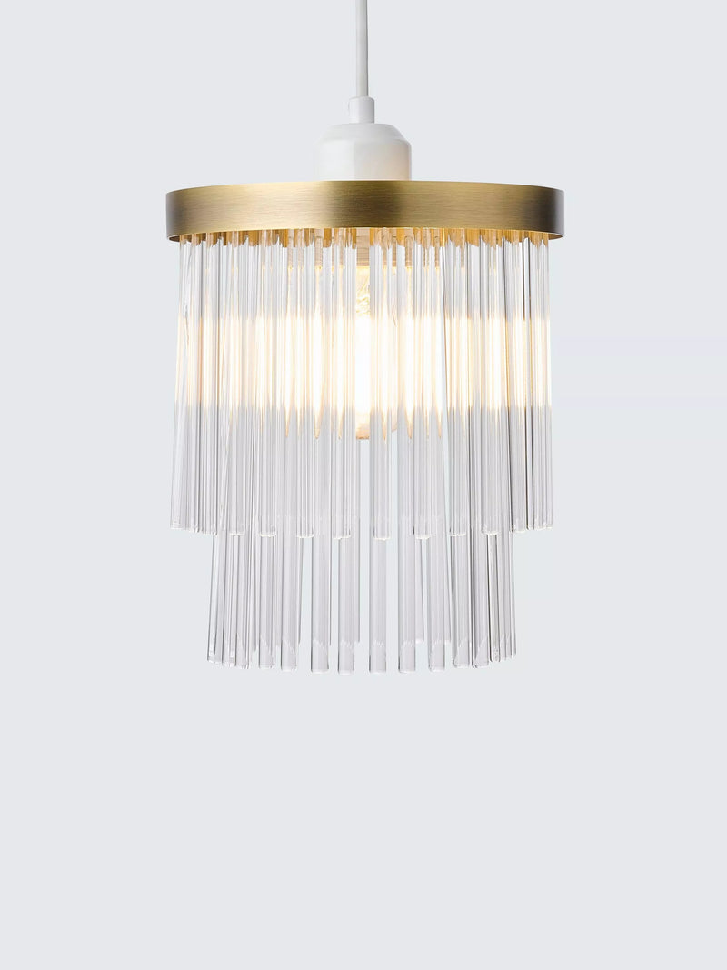 John Lewis Lexton ceiling shade antique brass 21.3cm, imported from the UK
