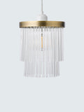 John Lewis Lexton ceiling shade antique brass 21.3cm, imported from the UK