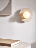 John Lewis Bowl marble wall light travertine - British product