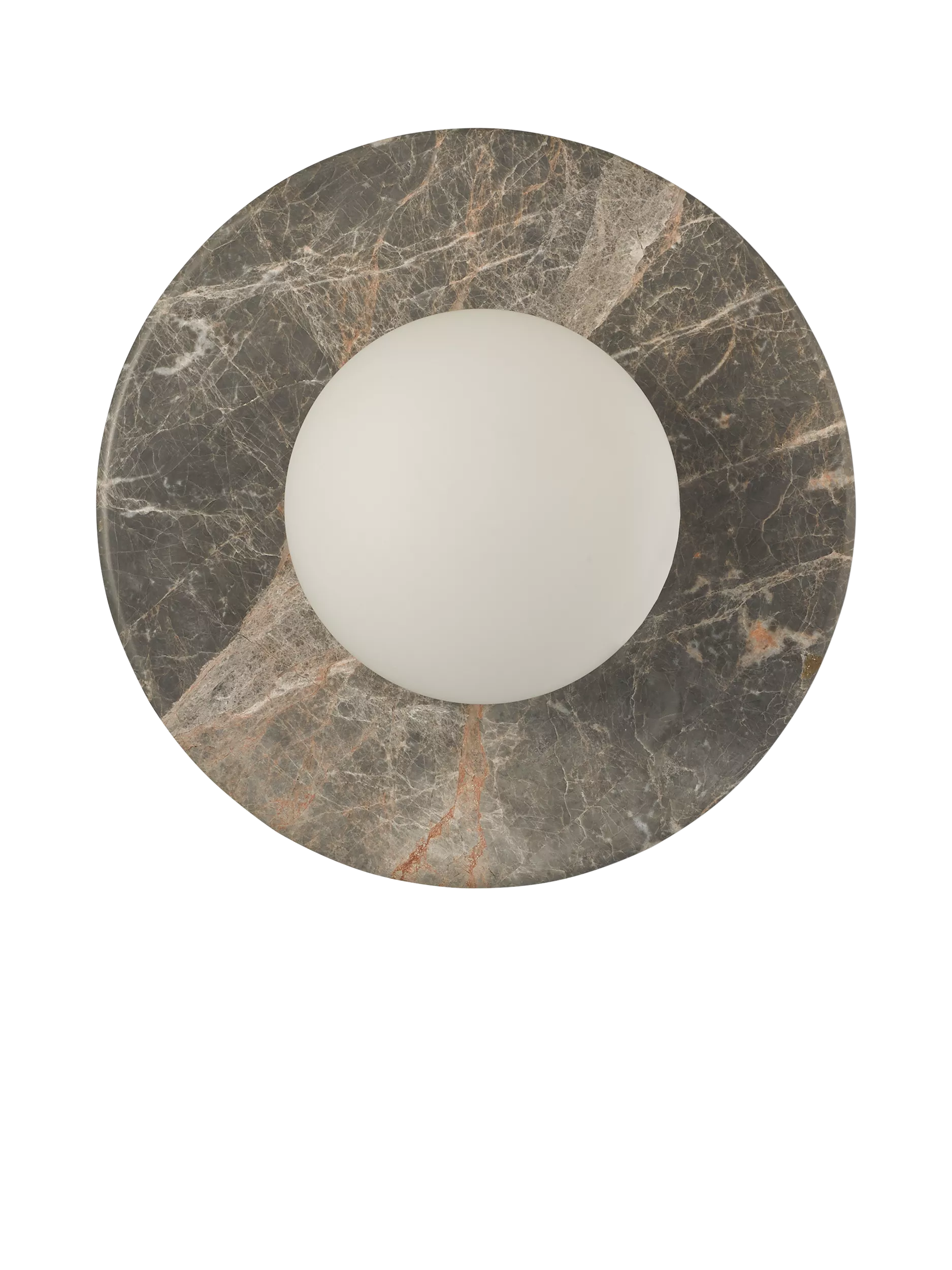John Lewis Bowl Marble Wall Light Bost Grey, imported from the UK