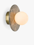 John Lewis Bowl Marble Wall Light Bost Grey, imported from the UK