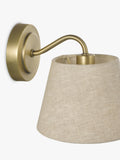 John Lewis Fulham single arm wall light antique, imported from the UK