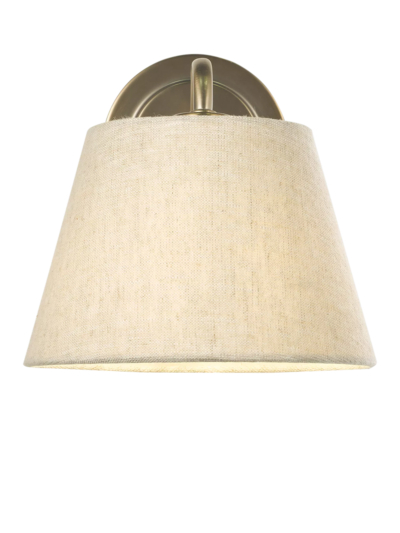 John Lewis Fulham single arm wall light antique, imported from the UK