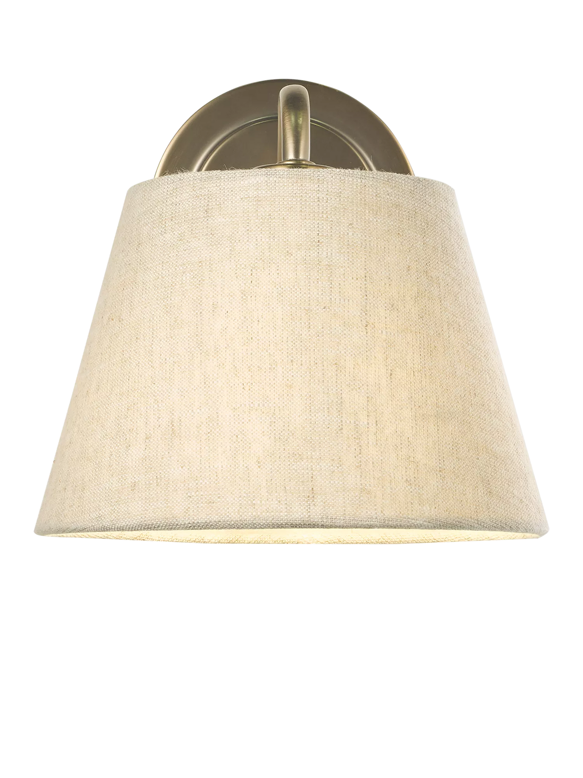 John Lewis Fulham single arm wall light antique, imported from the UK