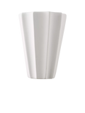 John Lewis tapered scalloped wall light white - British product