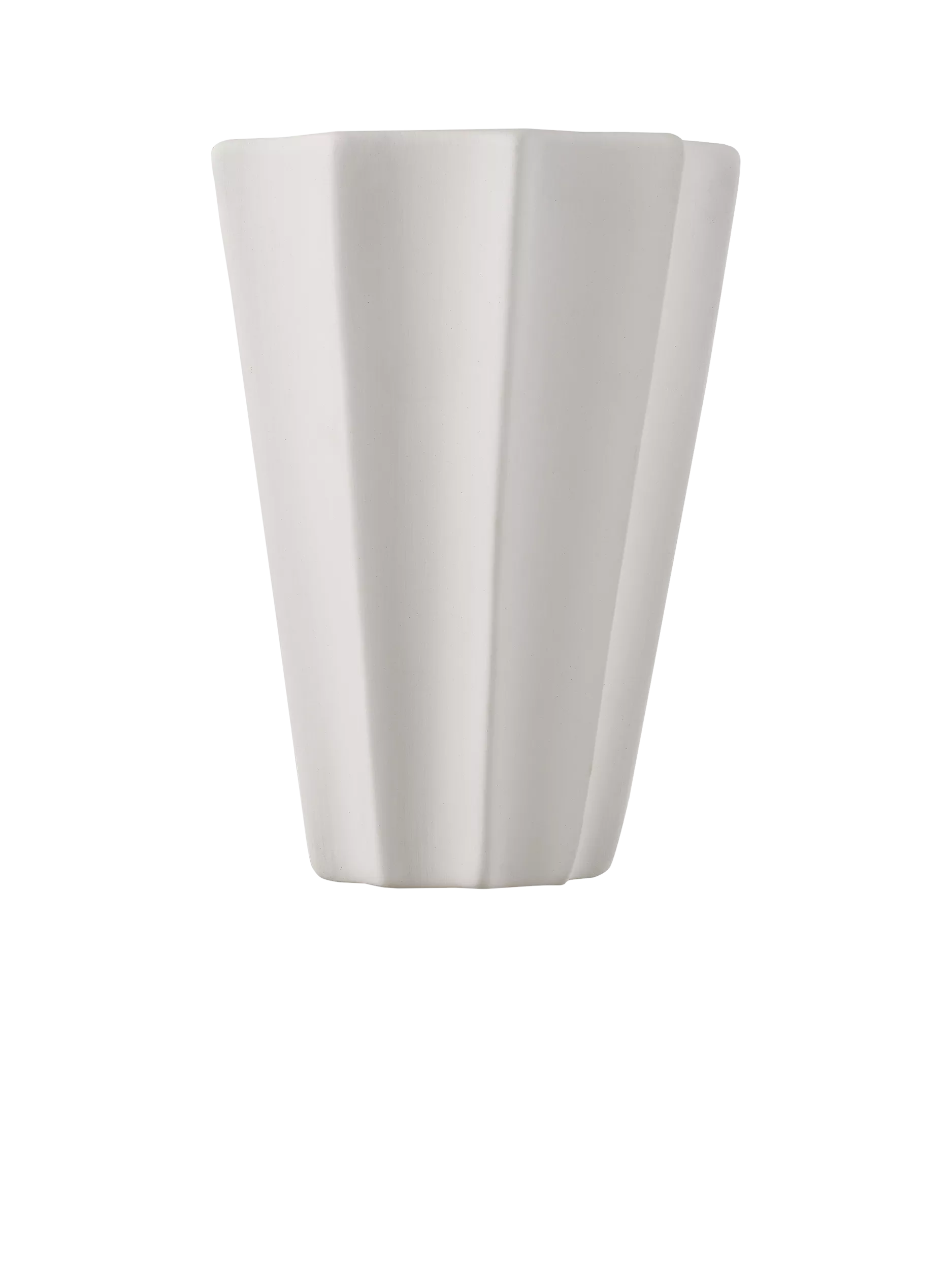 John Lewis tapered scalloped wall light white - British product