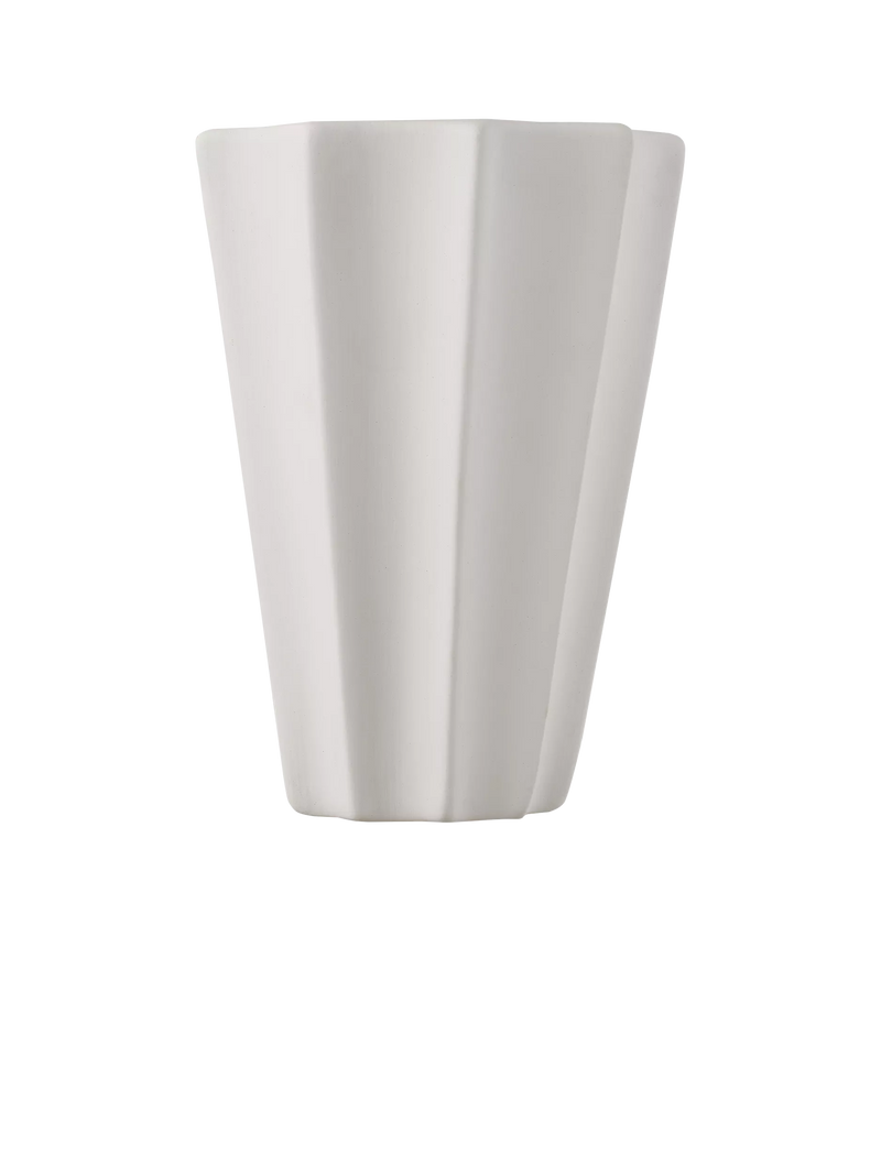 John Lewis tapered scalloped wall light white - British product