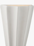 John Lewis tapered scalloped wall light white - British product