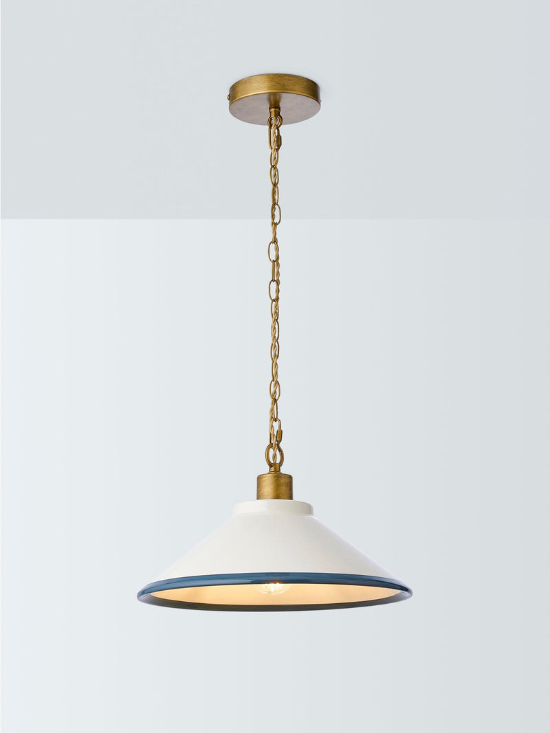 John Lewis Salcombe Stripe pendant light adjustable drop, UK version