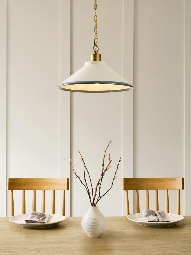 John Lewis Salcombe Stripe pendant light adjustable drop, UK version