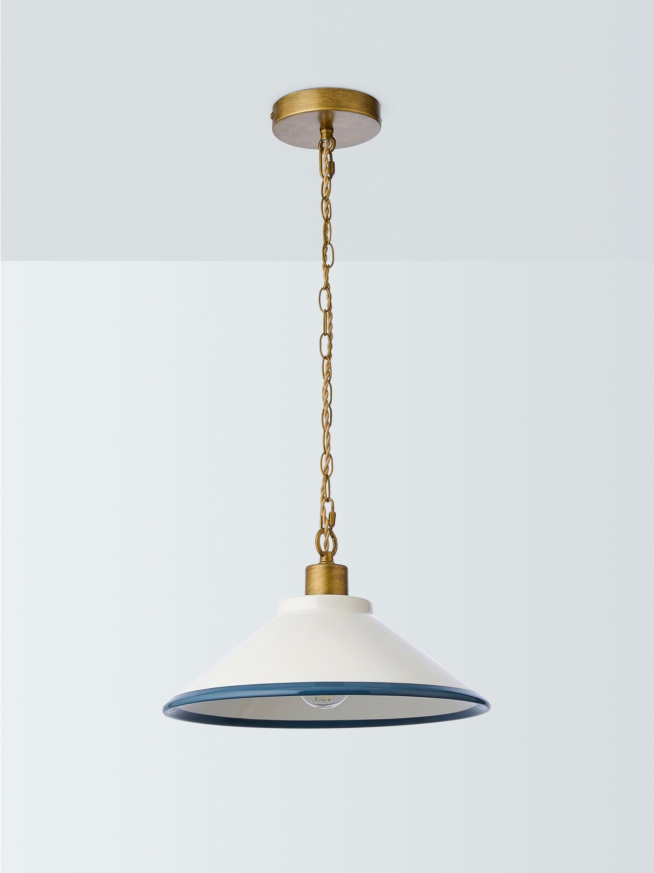 John Lewis Salcombe Stripe pendant light adjustable drop, UK version