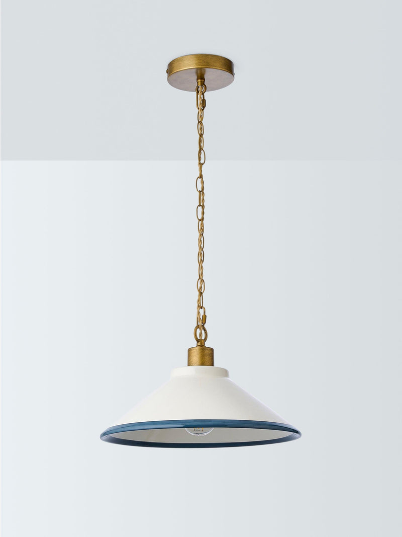 John Lewis Salcombe Stripe pendant light adjustable drop, UK version