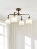 John Lewis Saltern semi flush ceiling light in pewter (British brand)