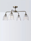 John Lewis Saltern semi flush ceiling light in pewter (British brand)