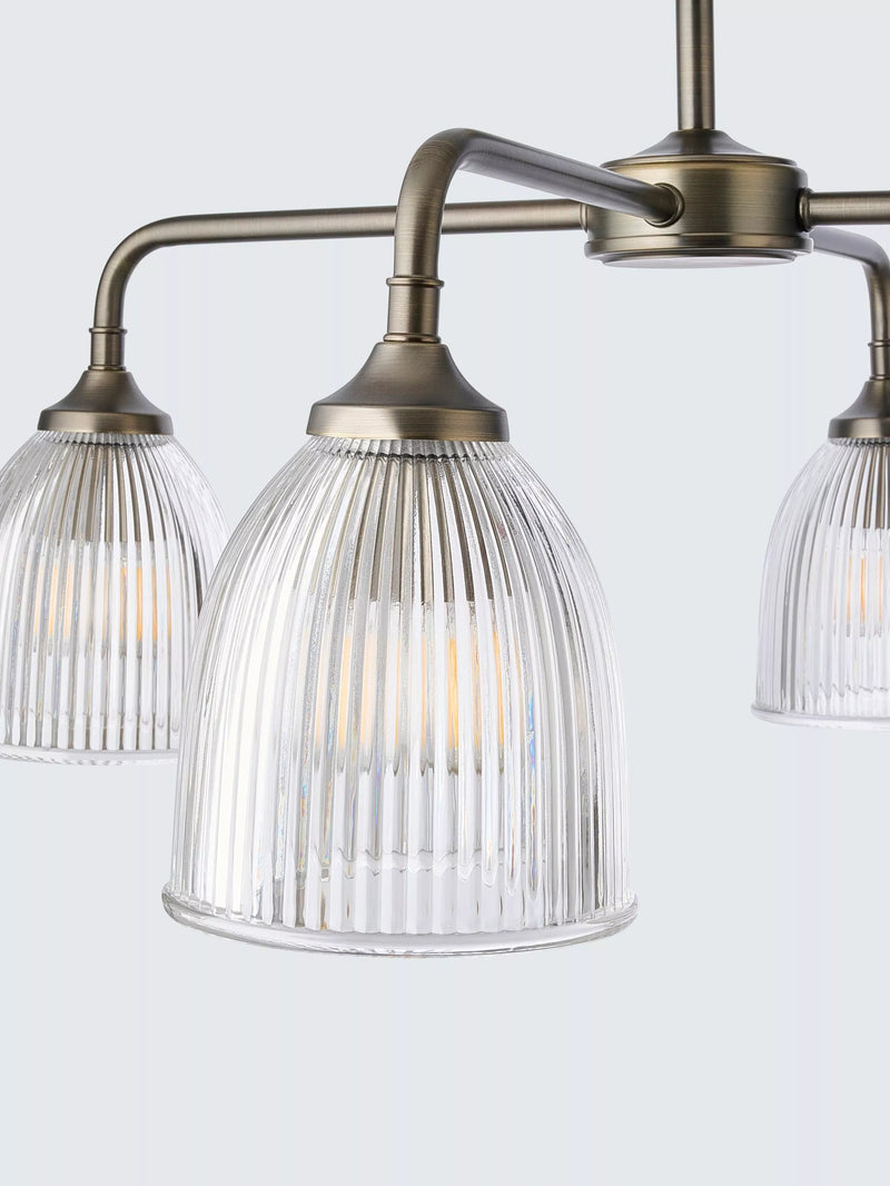 John Lewis Saltern semi flush ceiling light in pewter (British brand)