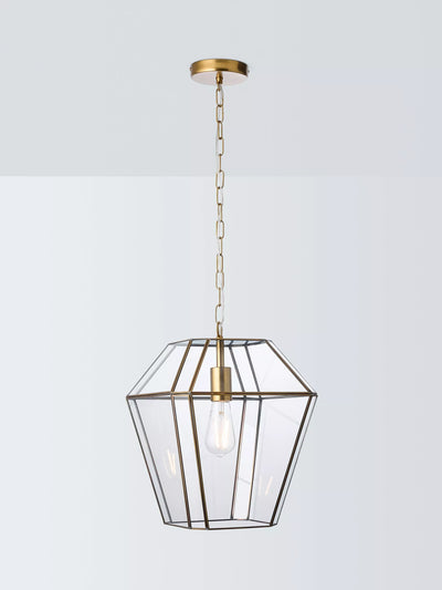 John Lewis John Lewis Timeless Lantern Pendant Ceiling Light, Antique Brass- Buy online at McGrocer