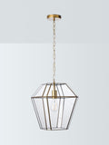 John Lewis lantern pendant ceiling light antique brass imported from the UK