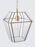 John Lewis lantern pendant ceiling light antique brass imported from the UK