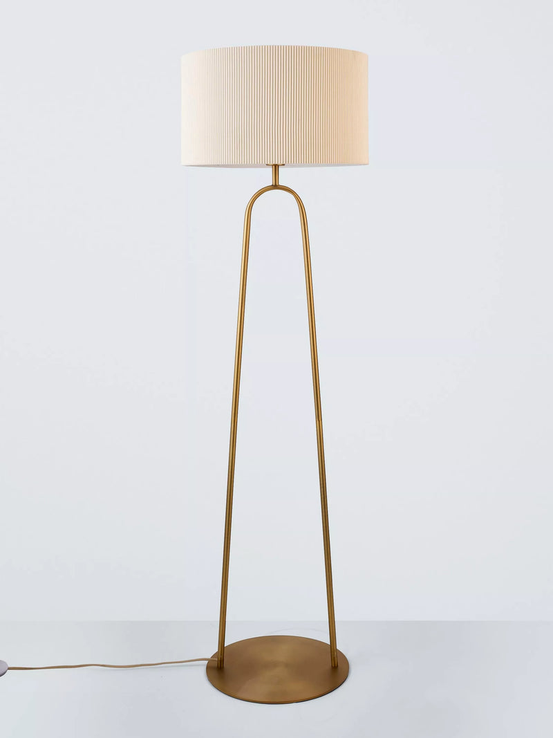 John Lewis Rosso floor lamp matt antique brass - British product