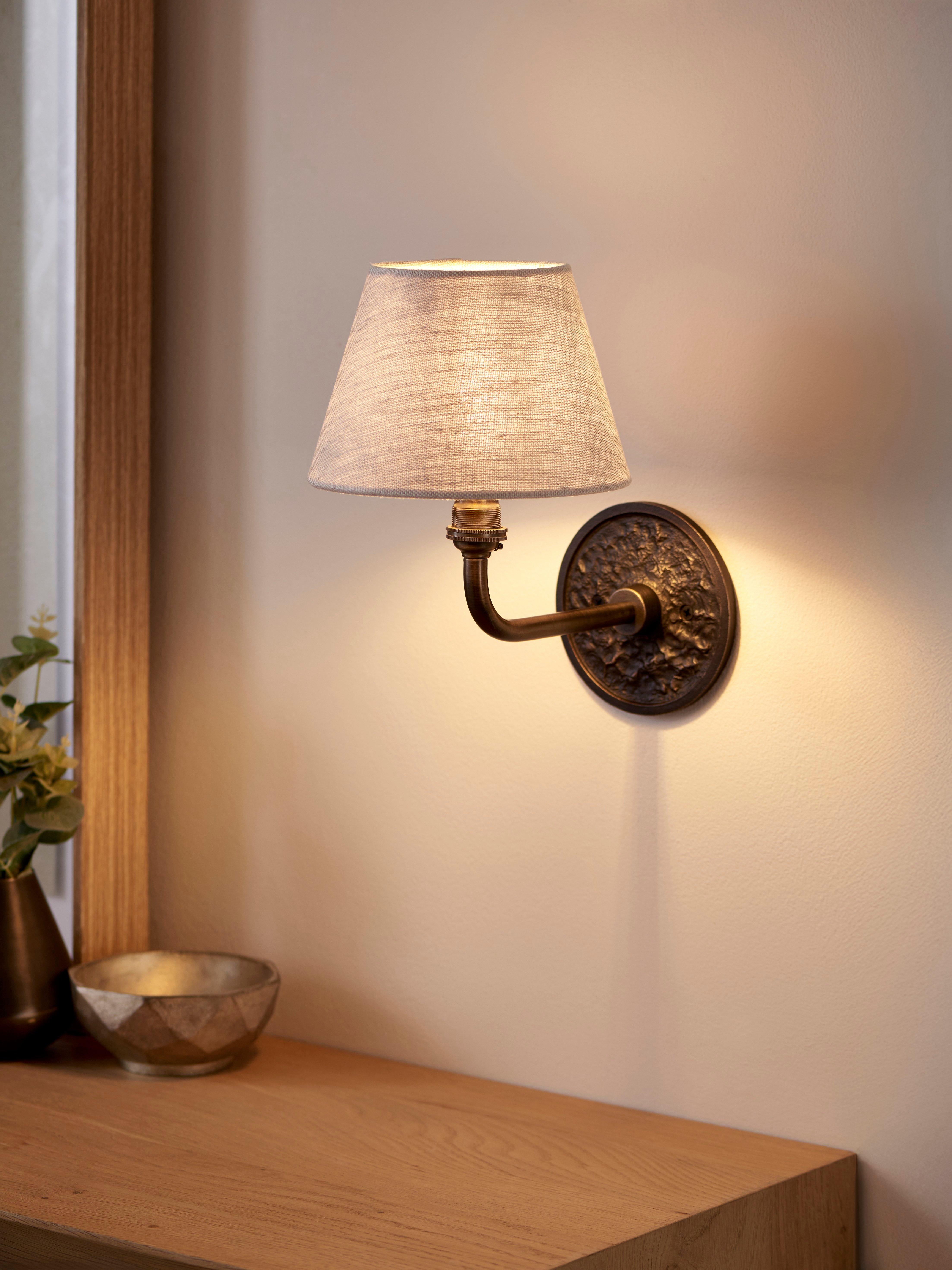 John Lewis Altalune wall light base bronze (British brand)
