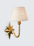 John Lewis Astrid Star wall lamp base aged brass, imported from the UK