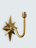John Lewis Astrid Star wall lamp base aged brass, imported from the UK