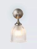 John Lewis Saltern glass wall light pewter (British brand)