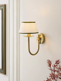 John Lewis Trevelyan wall light antique brass avocado, imported from the UK