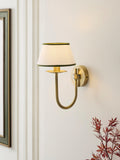 John Lewis Trevelyan wall light antique brass avocado, imported from the UK