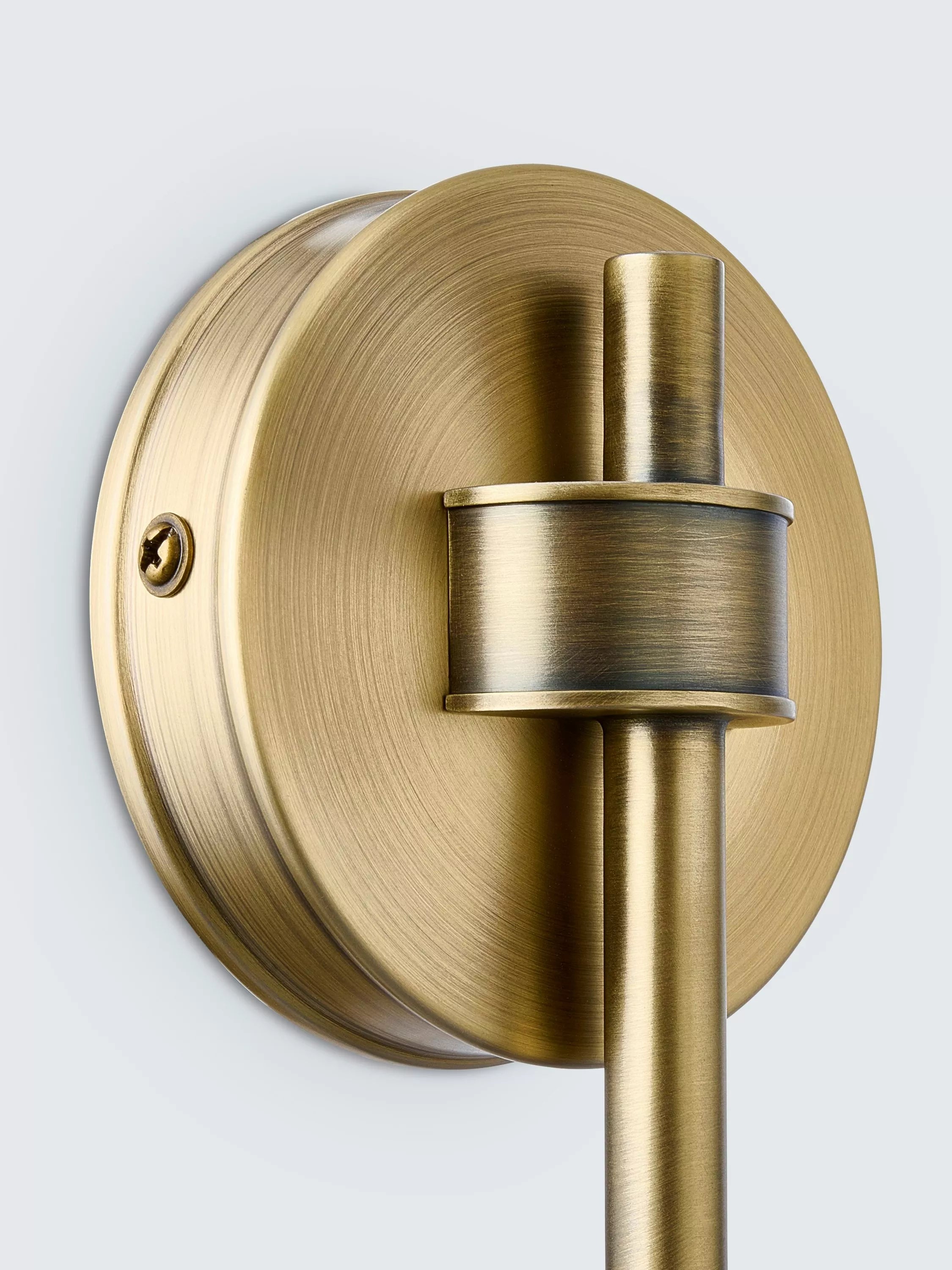 John Lewis Trevelyan wall light antique brass avocado, imported from the UK