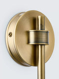 John Lewis Trevelyan wall light antique brass avocado, imported from the UK