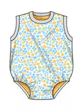 Simplicity baby bodysuit and bucket hat sewing pattern S3144 - British product