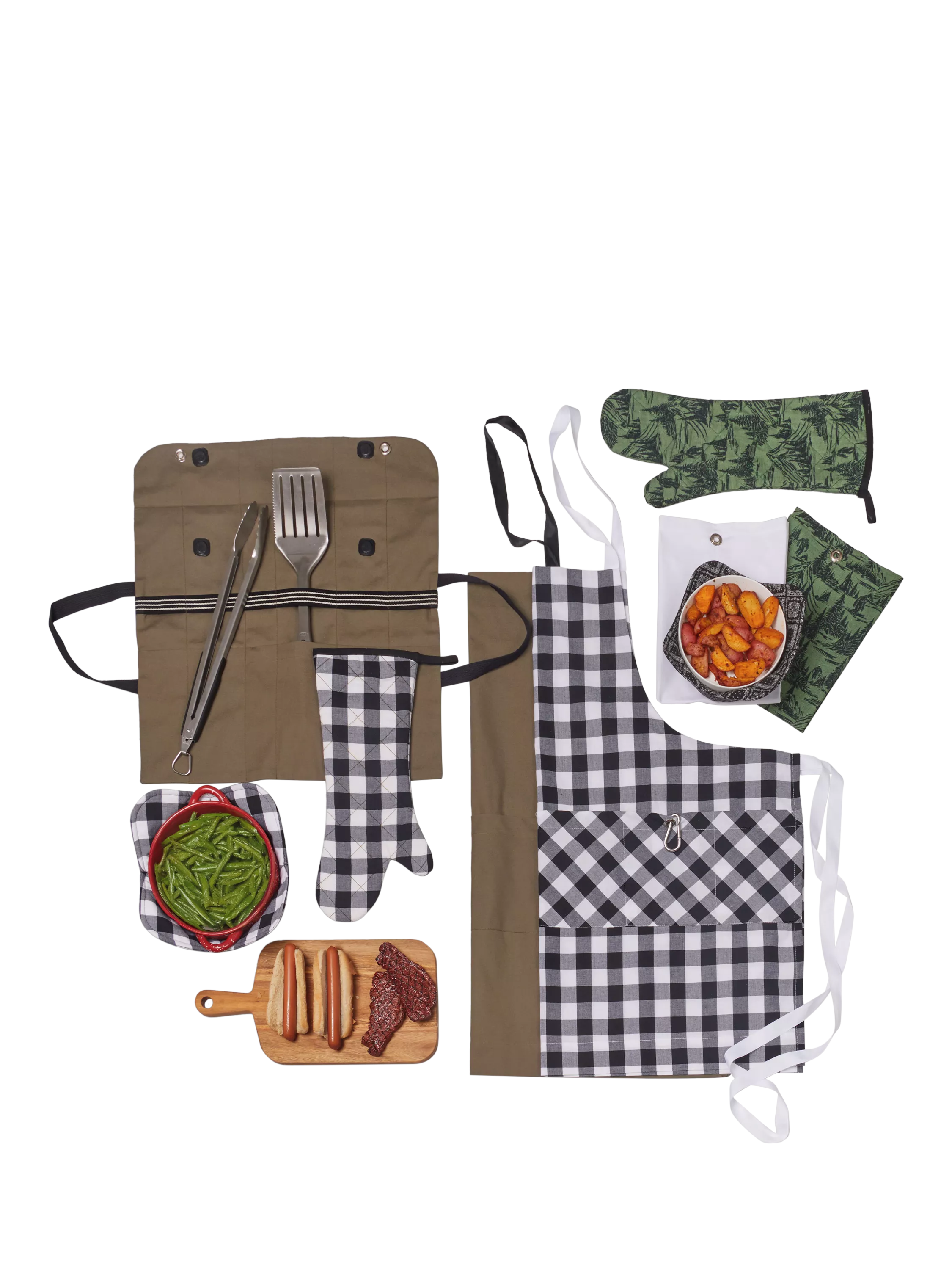 Simplicity S3155 sewing pattern for outdoor grill accessories, UK version
